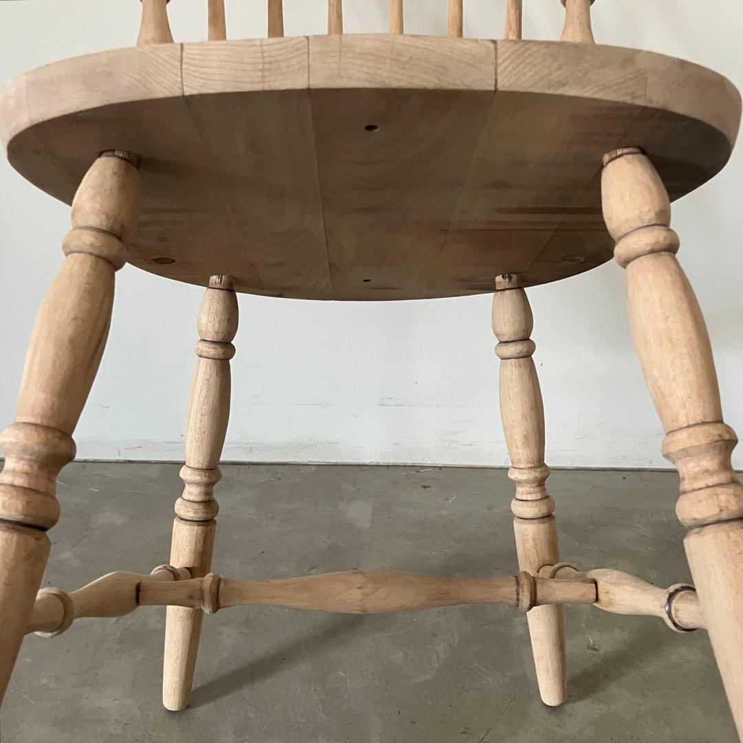レトロ　アンティーク　古道具　古家具　剥離家具　ストリップド　ウィンザーチェア