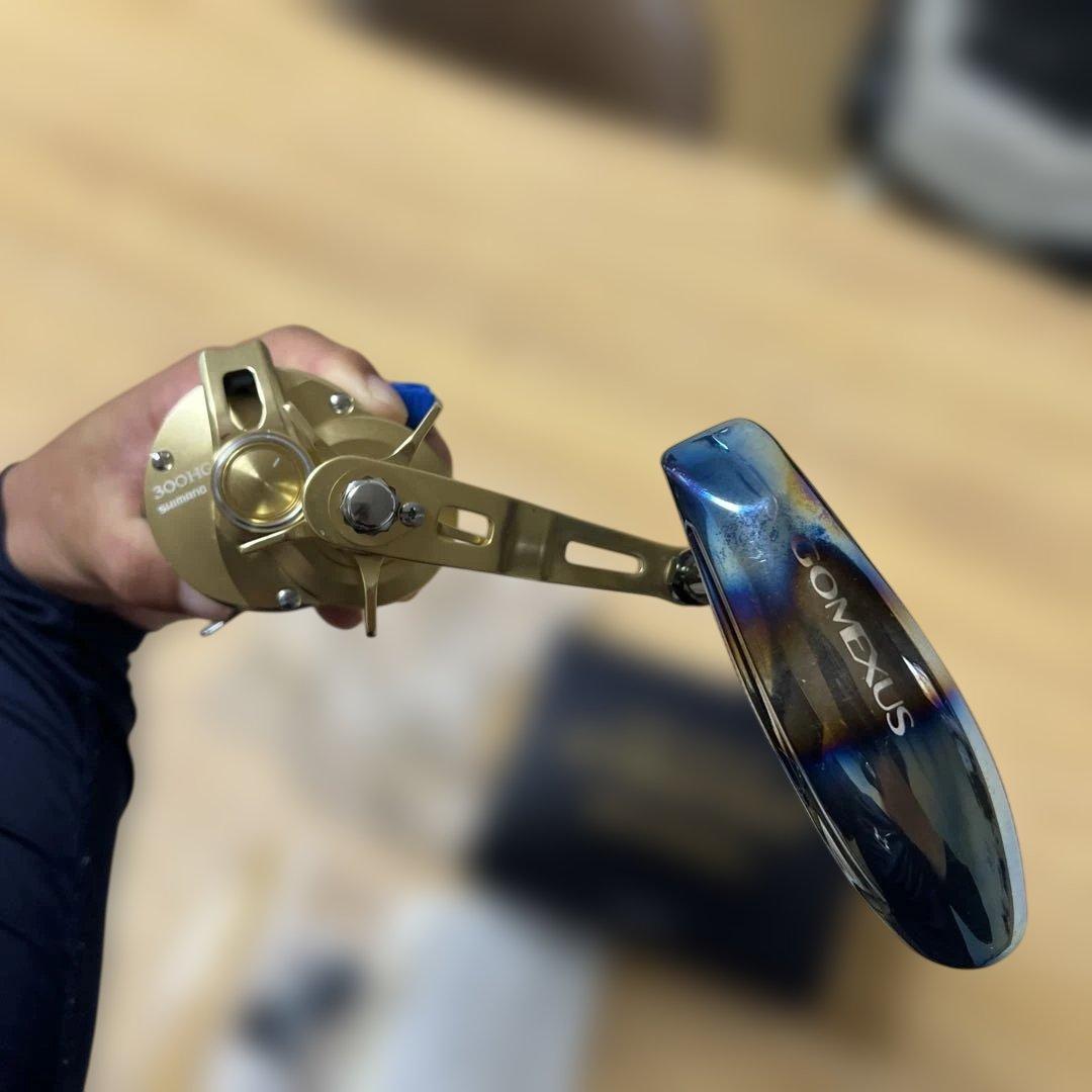 22 オシアコンクエスト300HG シマノ ゴメクサスハンドル付き 美品