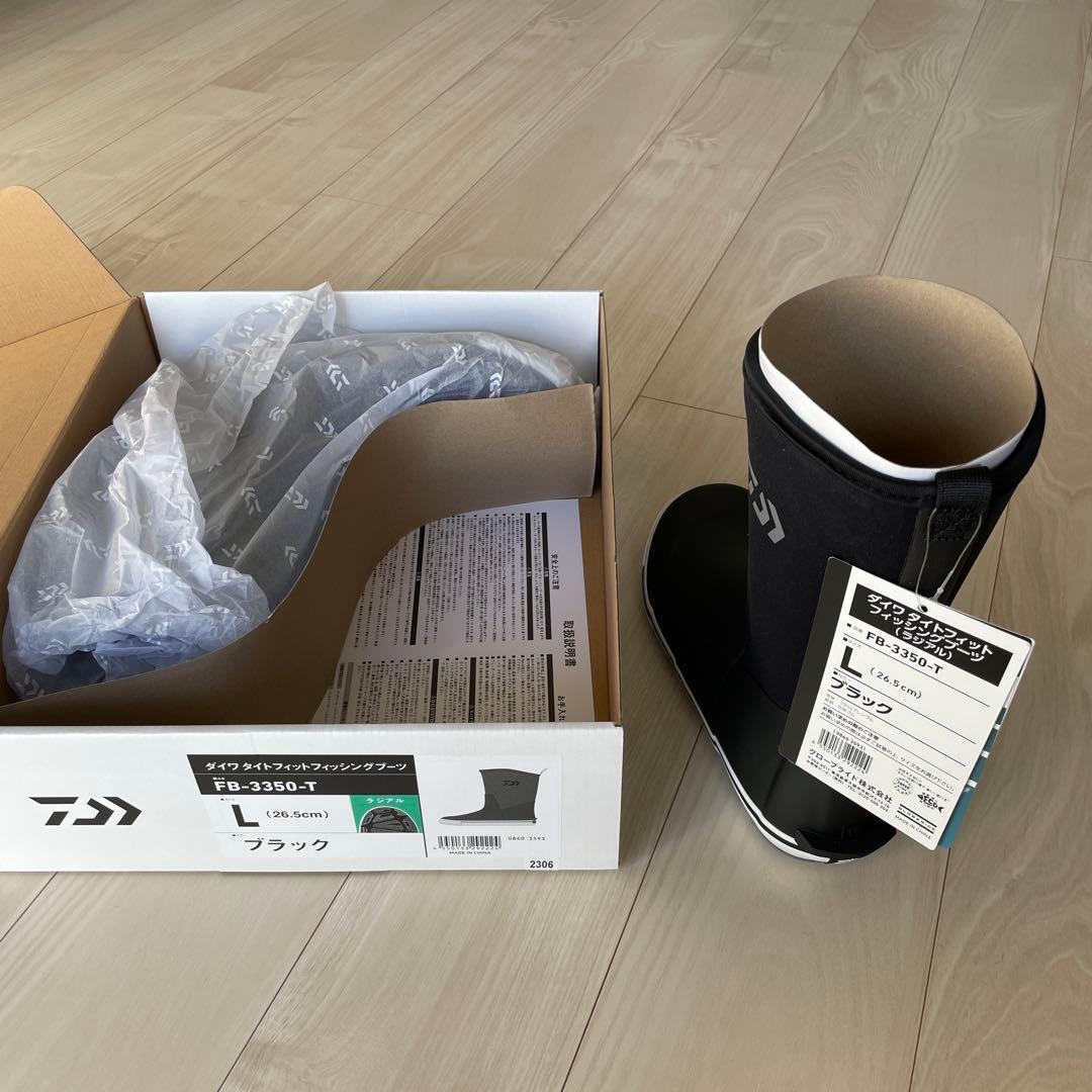 【値下げ】　新品　希少サイズ：Ｌ　ダイワタイトフィットフィッシングブーツ