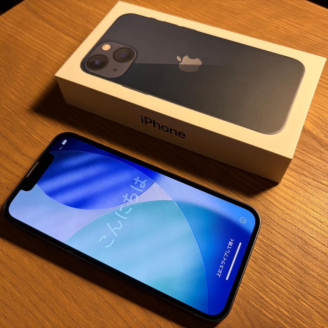 iPhone 13 mini 128GB ミッドナイト 美品 100%