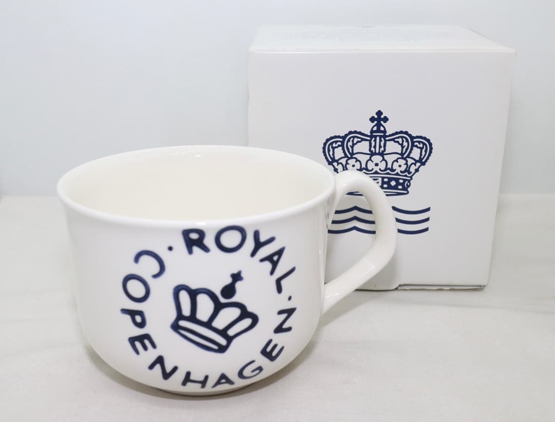 未使用 ロイヤルコペンハーゲン スープカップ ニューシグネチャー 2個 元箱有り