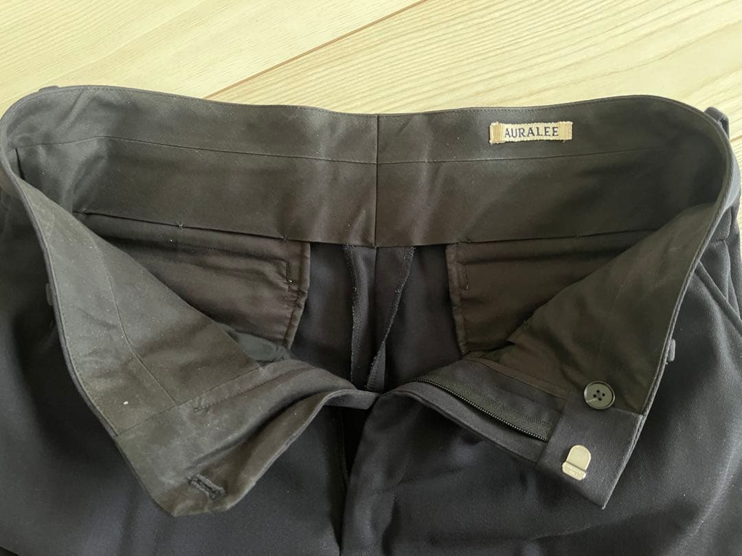 パンツ AURALEE 24SS HARDTWIST WOOL DOBBY SLACKS