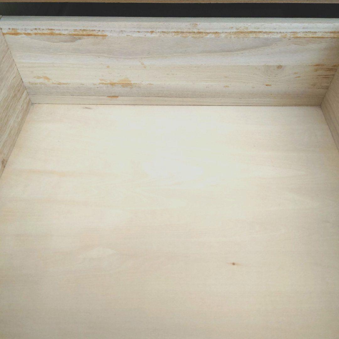 無印良品　脚付き木製チェスト4段　幅約95×奥行き約45×高さ約90cm