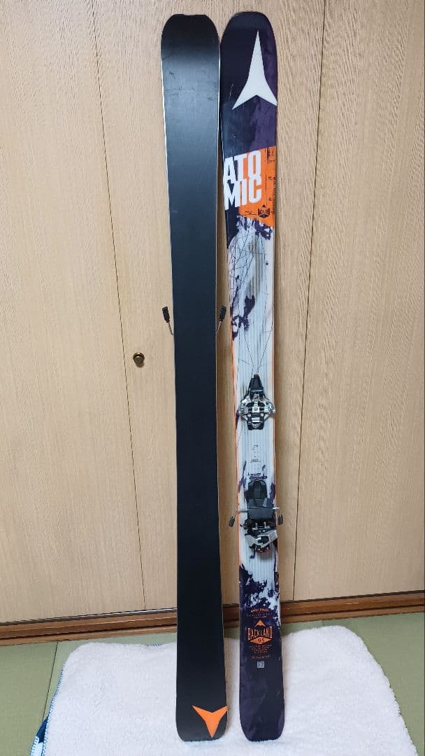 バックカントリー山スキー板Atomic シール、ビンディング