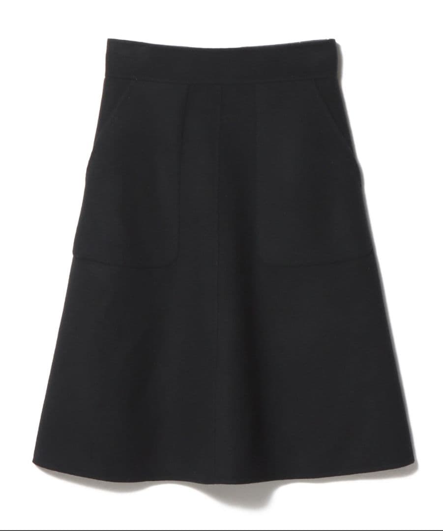 ESTNATION　パッチポケットリバースカート　ブラック　サイズ36