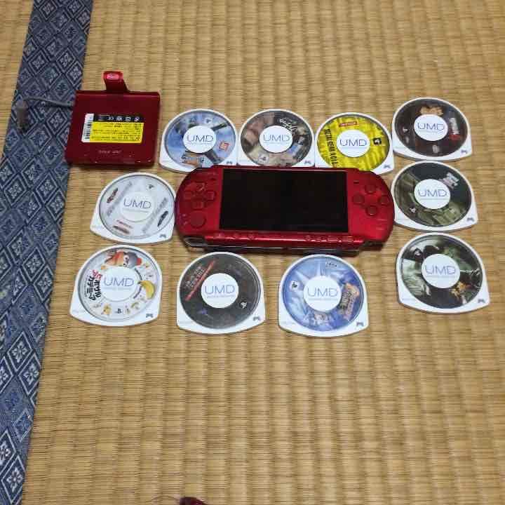 PSPと充電器とソフト