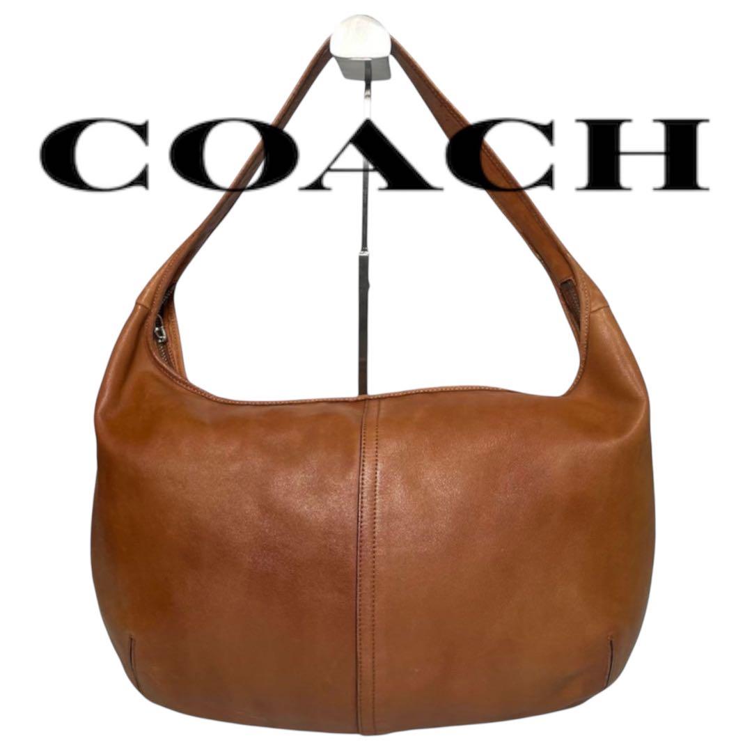 コーチ ワンショルダーバッグ オールドコーチ ホーボー レザー エルゴ ブラウン