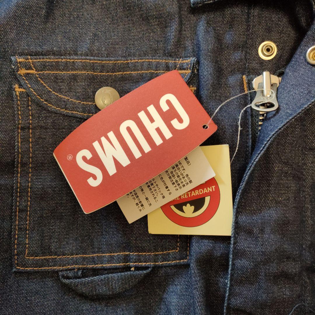 【未使用品】CHUMS デニム ジャンプスーツ Woman's M　ネイビー