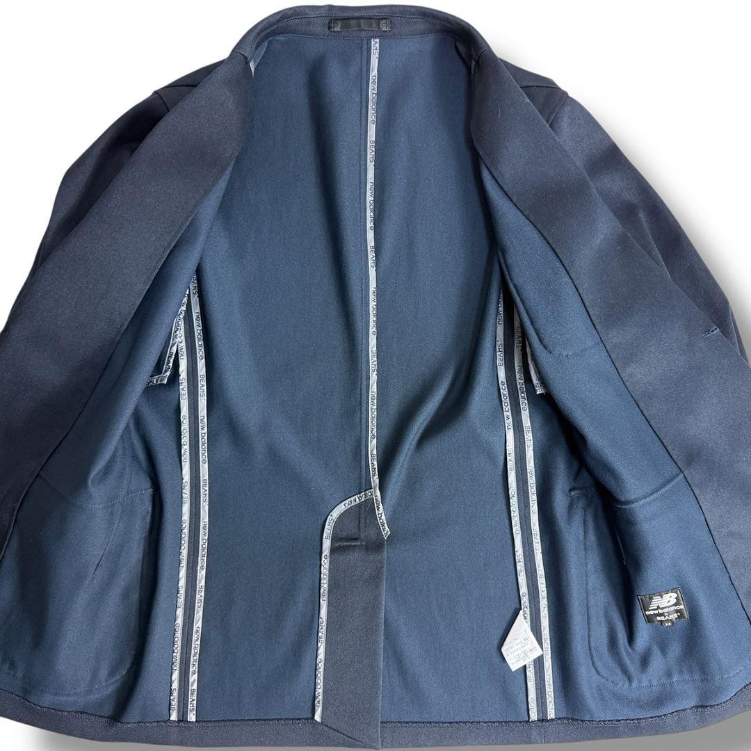 J5145 美品 ビームスプラス×ニューバランス 3ピースストレッチスーツ 紺M