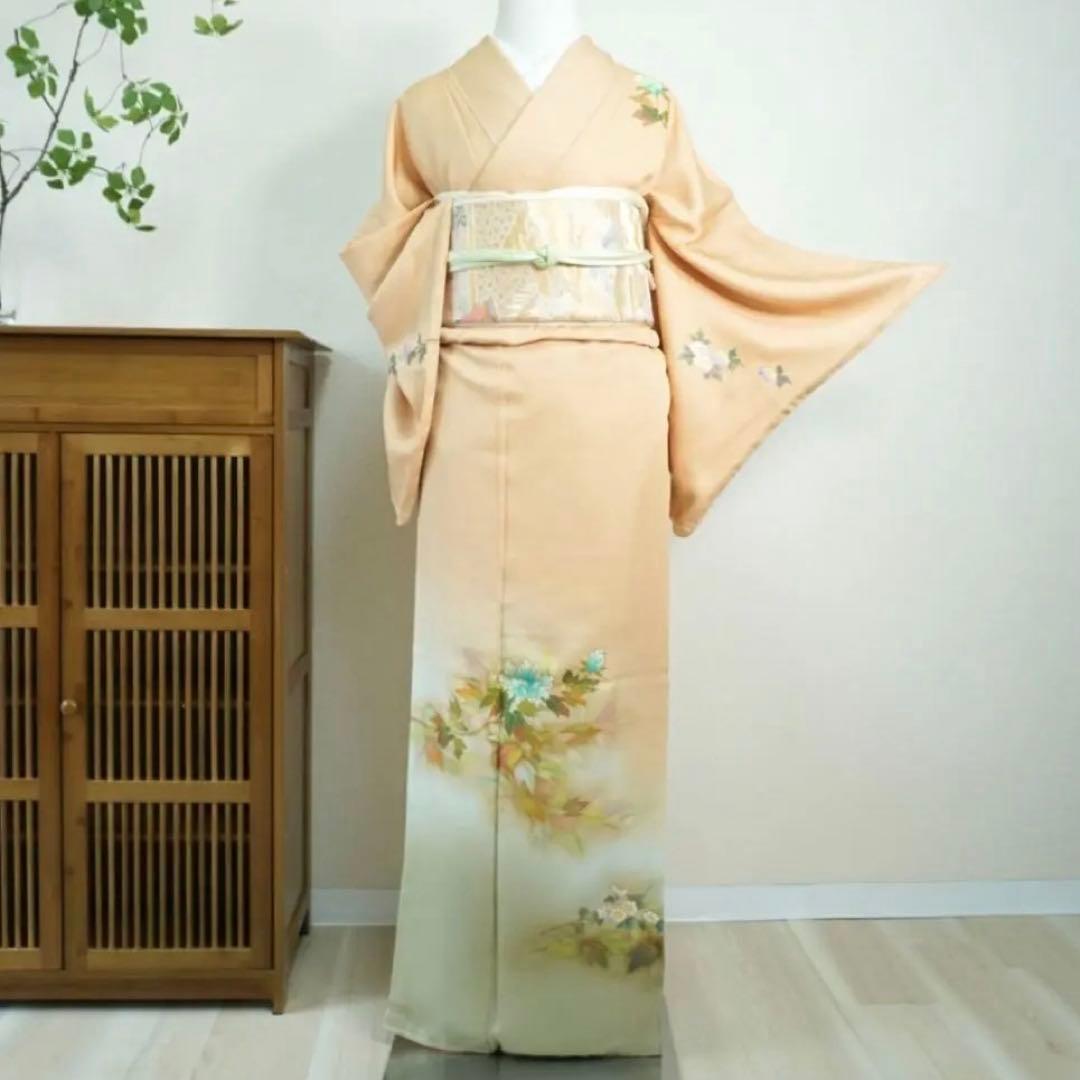 訪問着 セット4点 a193A 正絹　入学式　結婚式　七五三　お宮参り