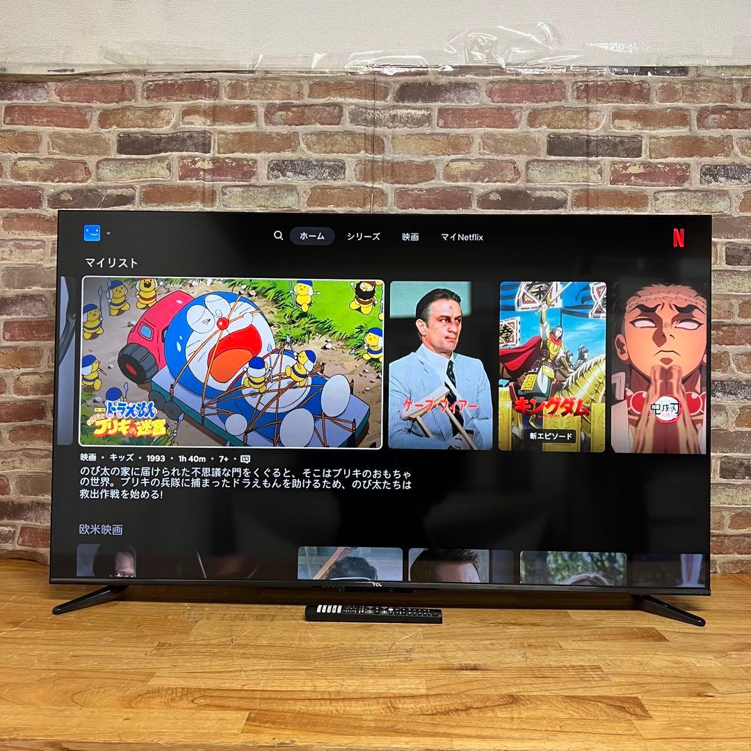 2024年製！TCL 55V型 4K 液晶テレビ Google TV 55V6B