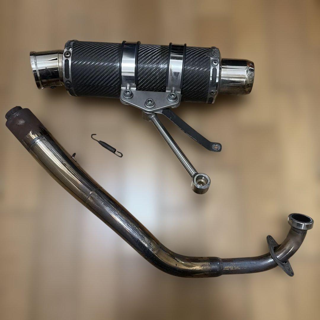 ウインドジャマーズ シグナス(SE44J)カーボンマフラー:サイレンサー2本