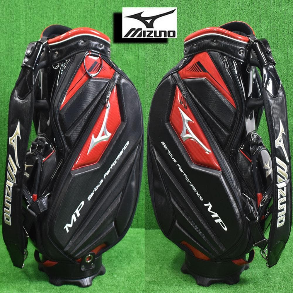 MIZUNO ミズノ ゴルフ ３点式ショルダー キャディバッグ 美品！