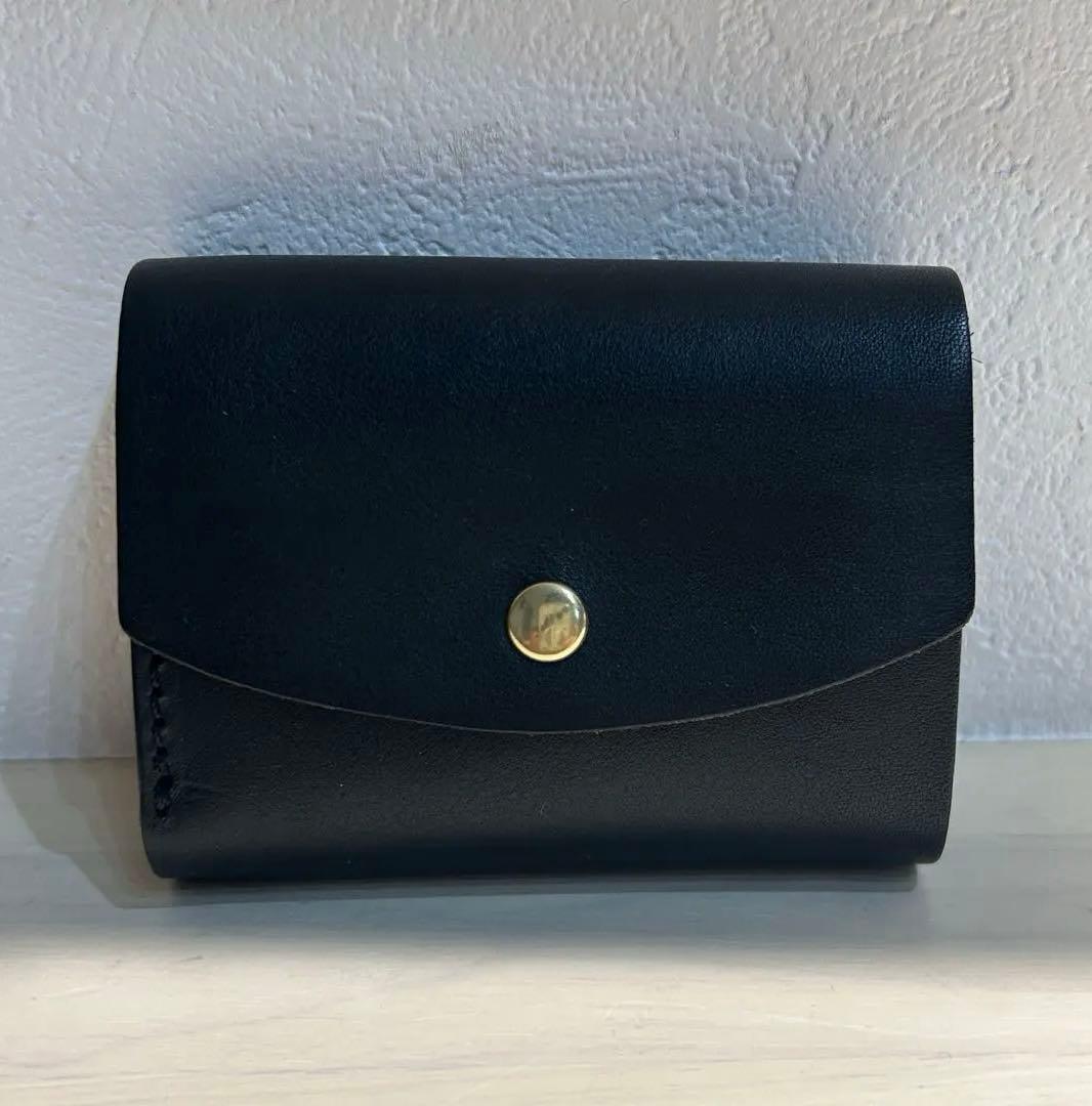 s*5様 Organ オルガン ミニ財布 ブラック 黒 GS-61