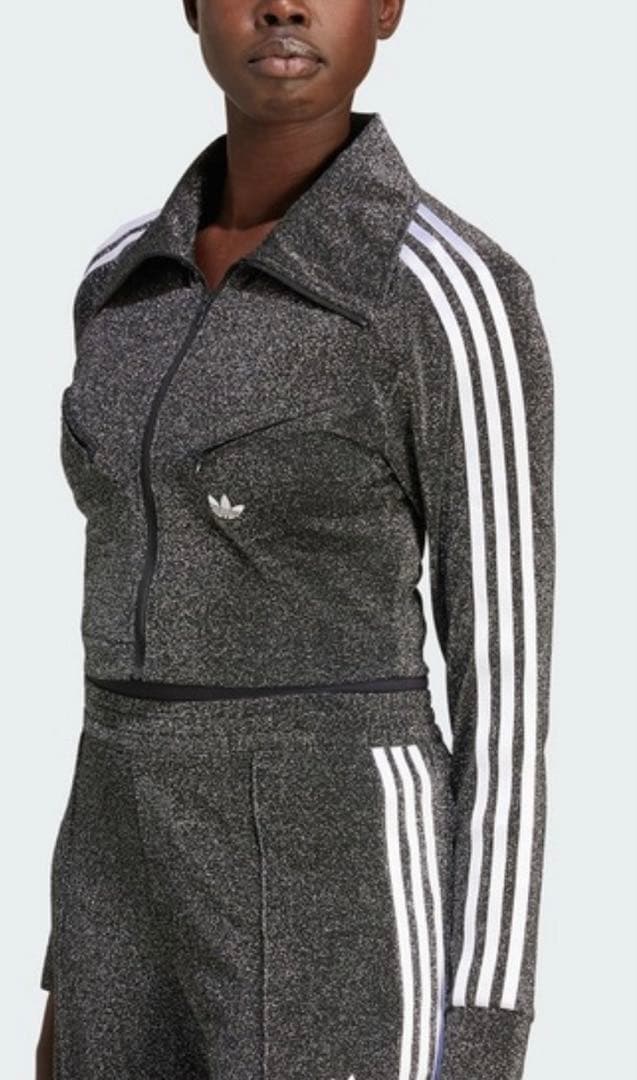 adidas ラメ•グリッター•キラキラパーカー