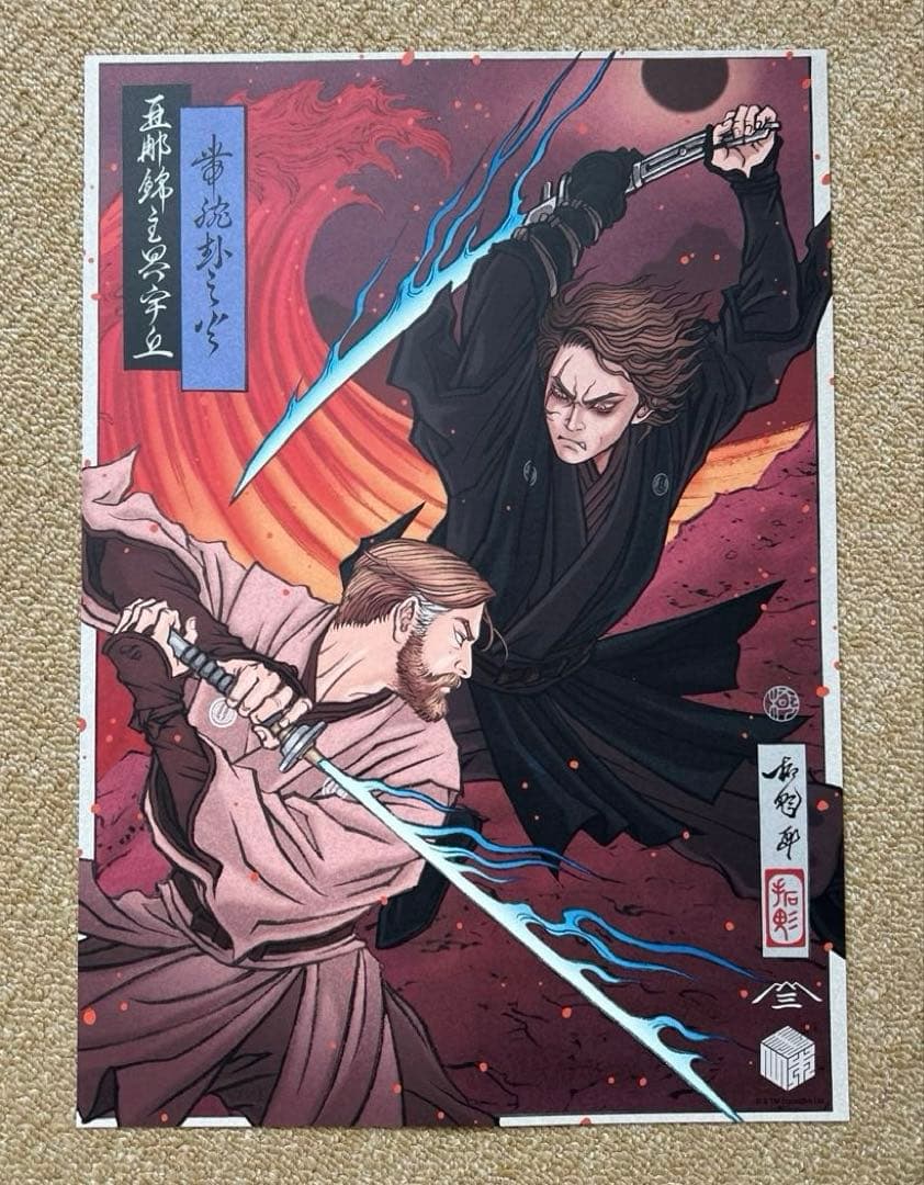 スターウォーズセレブレーション アナキン オビ=ワン バッジ アートポスター