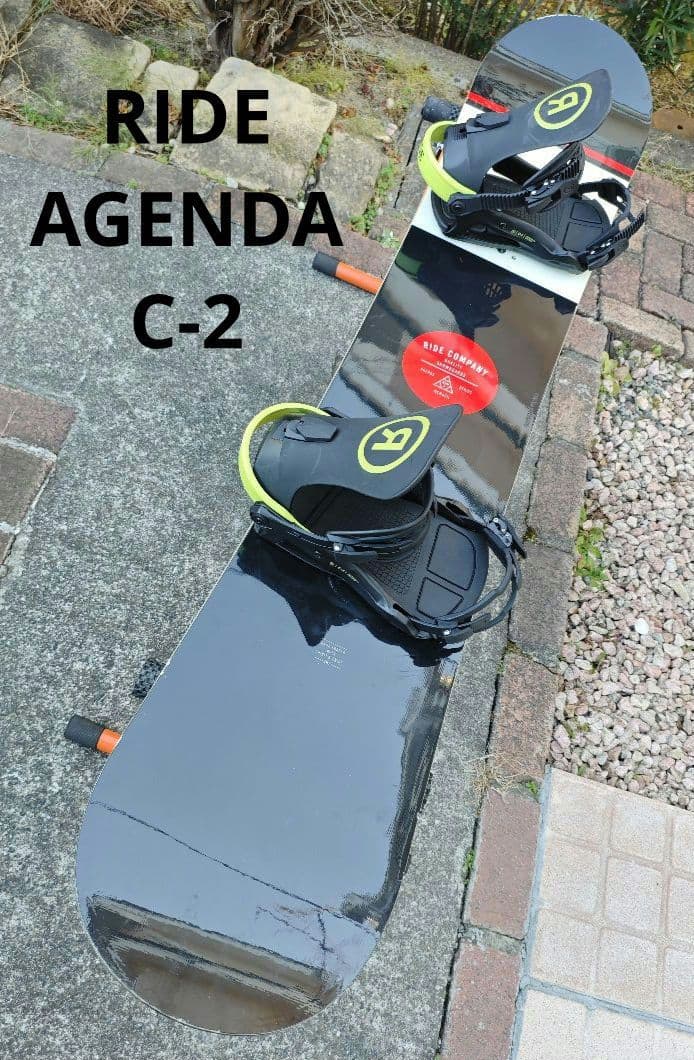 RIDE AGENDA152＋RIDE C-2スノーボードビンディングセット