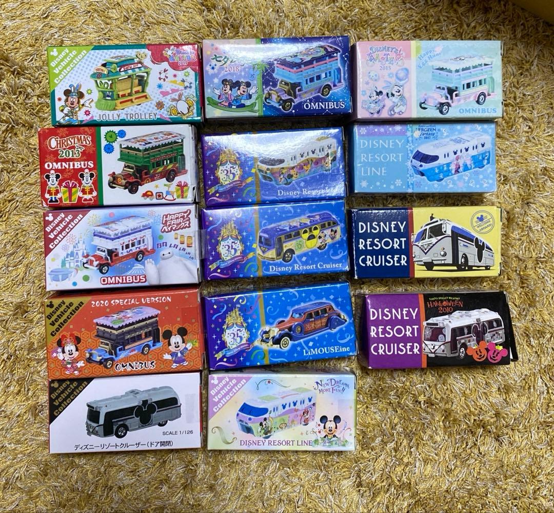 ディズニーリゾート トミカ まとめ売り 14台