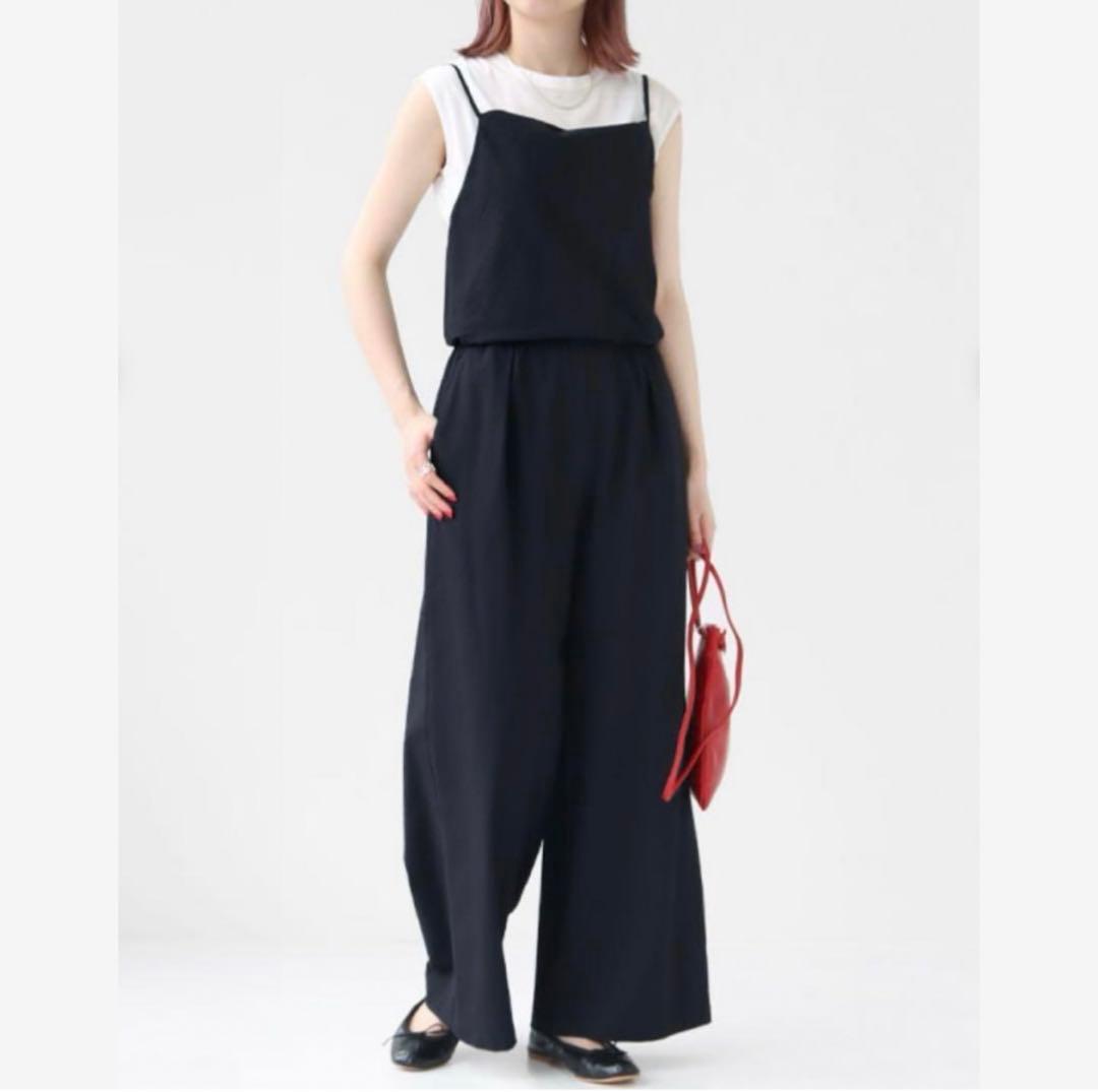 美品 ✨24SS トゥモローランド マカフィー サッカージャンプスーツ 洗える