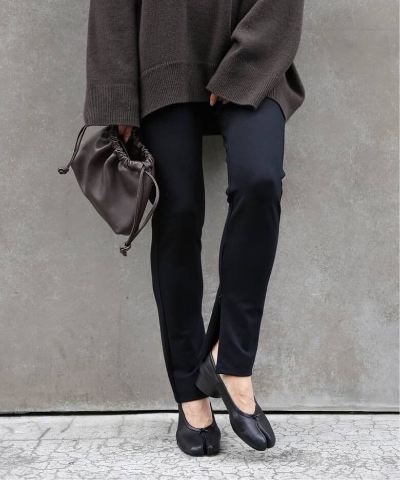 ドゥーズィエムクラス　Warm Zipレギンス パンツ　38　タグ付