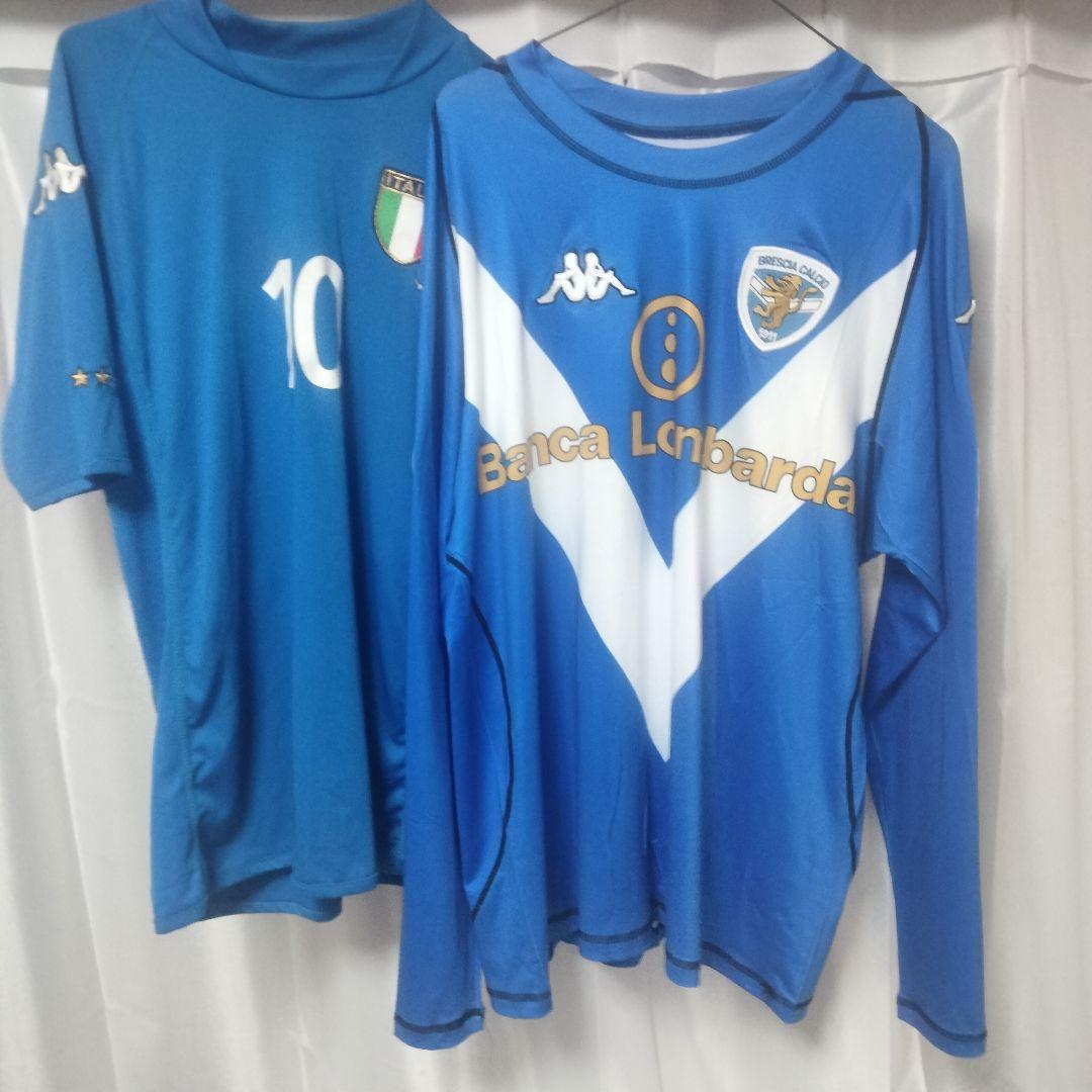 ブレシア10番 とイタリア代表ロベルト・バッジョ 長袖 ユニフォーム