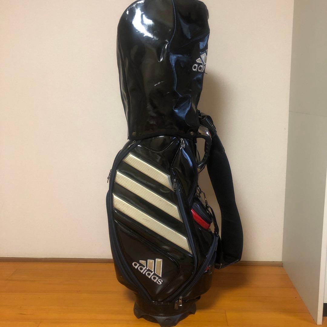 アディダス adidas キャディバック エナメル フード付き