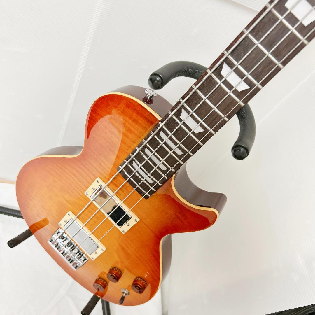 美品 GrassRoots グラスルーツ レスポールベース サンバースト