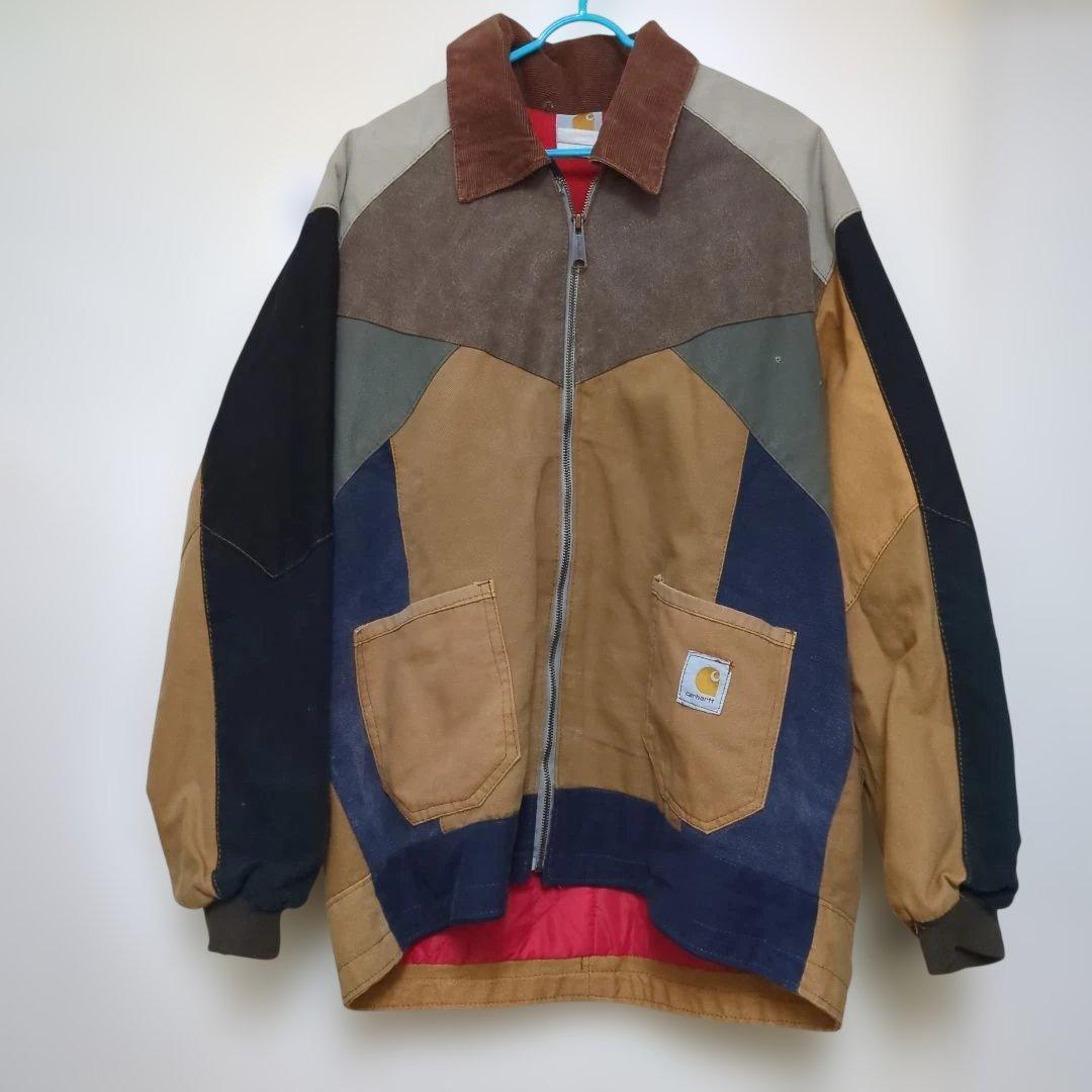 carhartt　ダック地　再構築　カバーオール　古着　ビンテージ