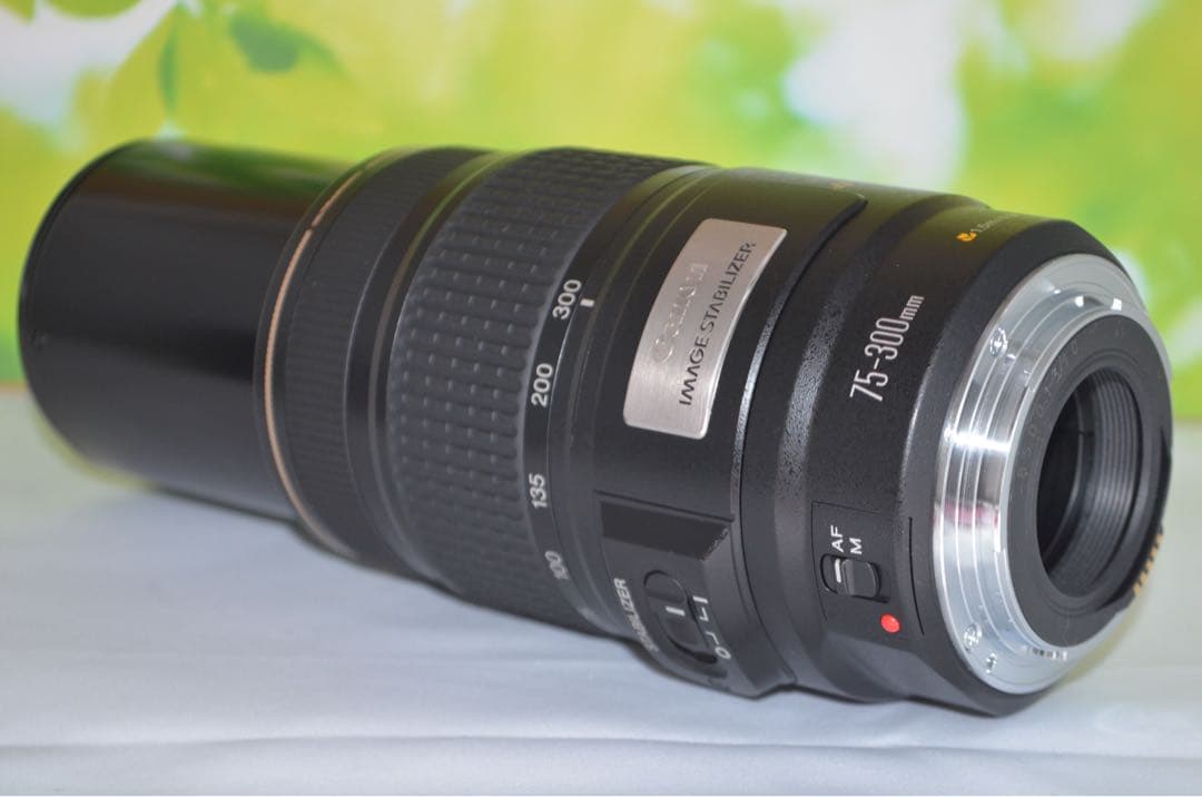 Canon EF 75-300mm IS USM☆望遠レンズ☆フィルター付