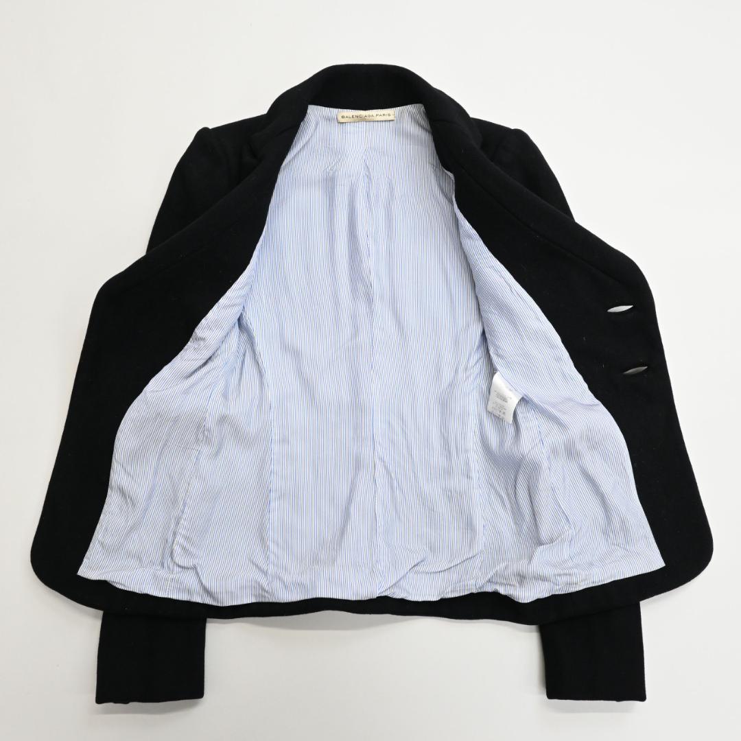 ■ BALENCIAGA 07AW 二コラ期 ジャケット 刺繡 48245*