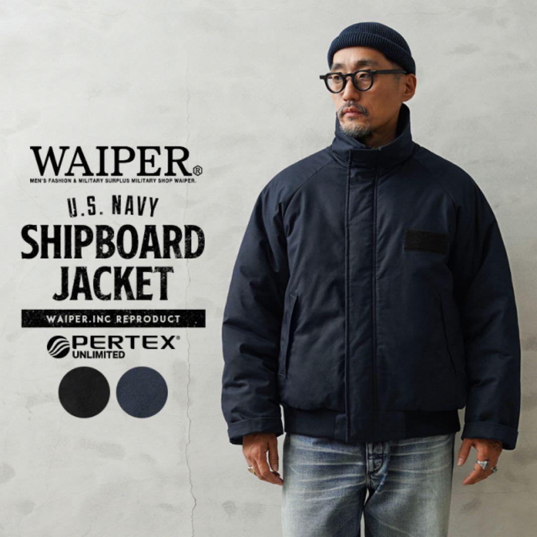 WAIPER.incワイパー★U.S.NAVYシップボード ジャケット★XL★紺