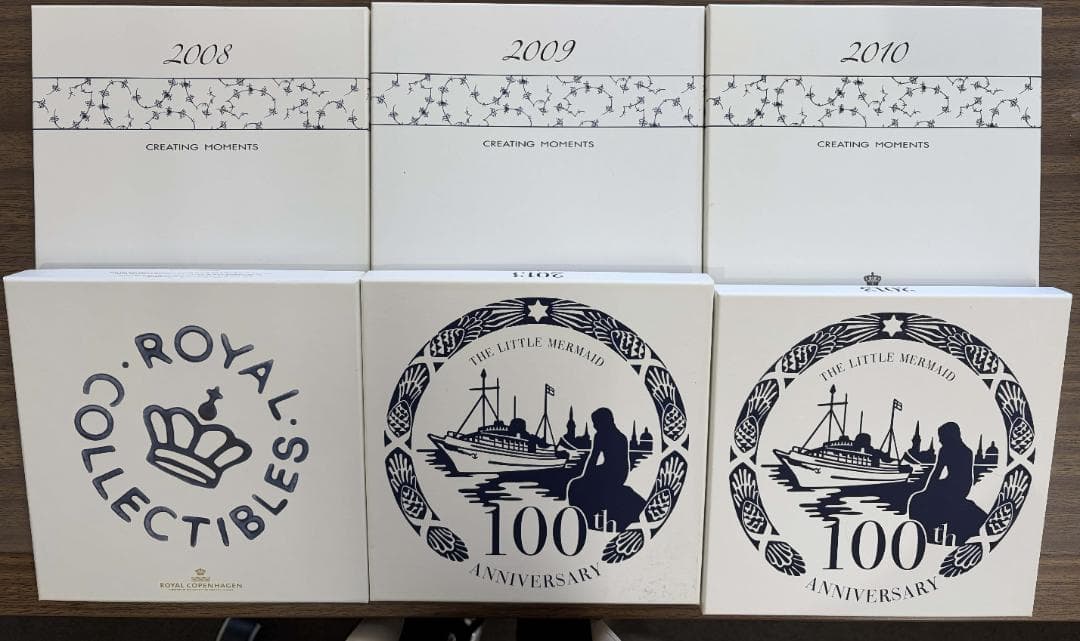 【年代不揃い】ロイヤルコペンハーゲン イヤープレート 6枚セット