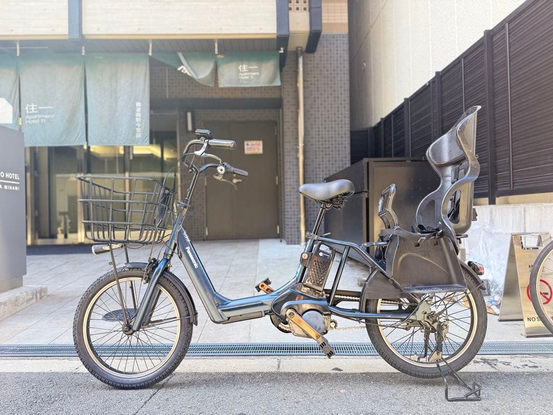 子供乗せ　パナソニック　電動アシスト自転車 チャイルドシート付き