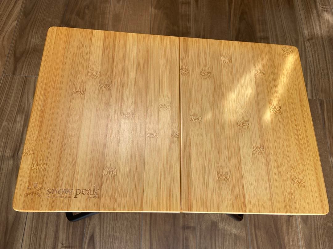 たけ peakローチェアショートアイボリーMyテーブル竹 ブラック