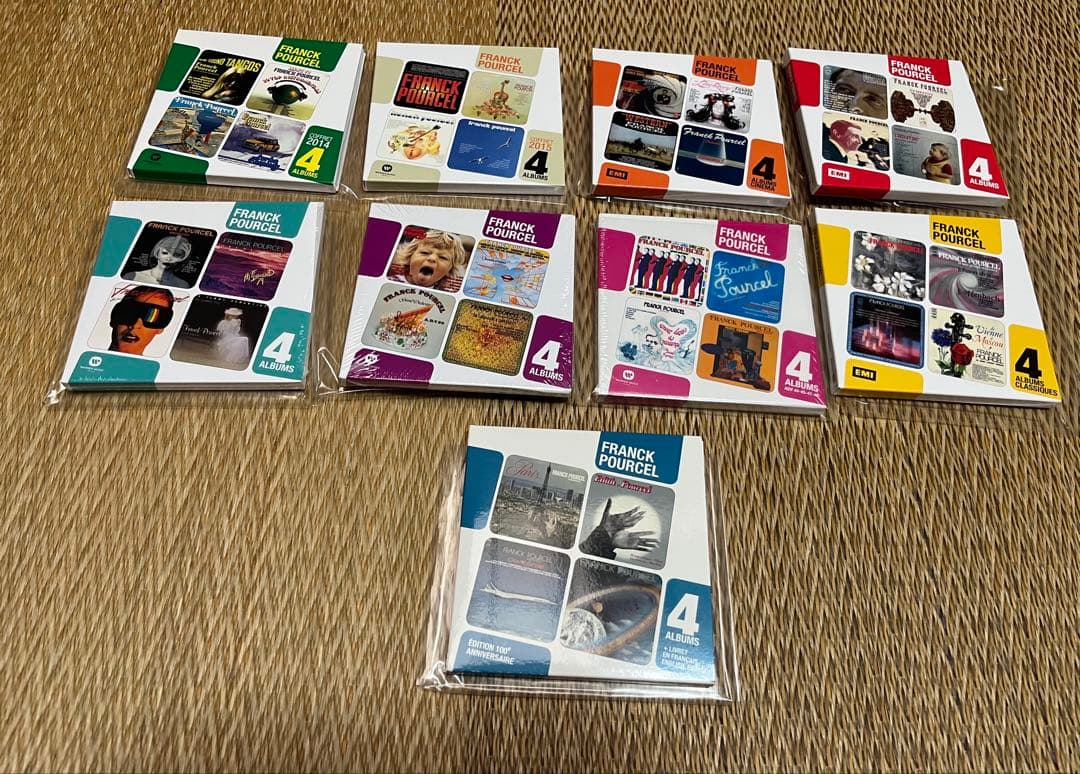 Franck Pourcel 輸入盤 4CD 極美品6枚+新品未開封品3枚セット