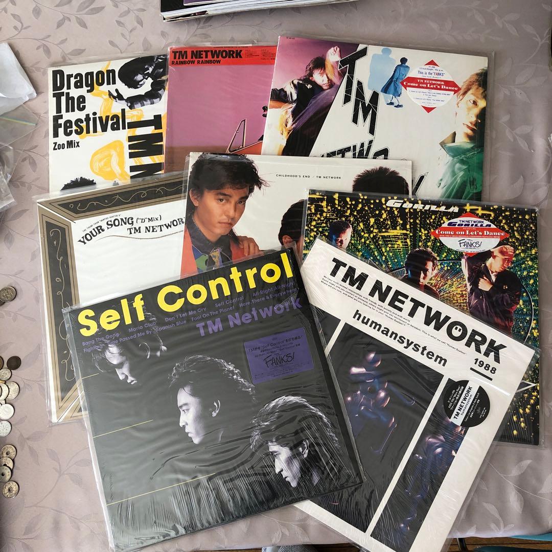 TM NETWORK レコードセット 自己制御とヒューマンシステム