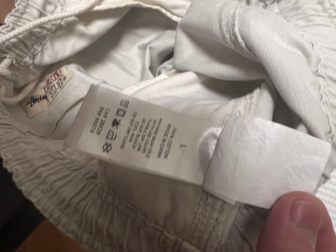 STUSSY BRUSHED BEACH PANT BONE野村訓市ビーチパンツ