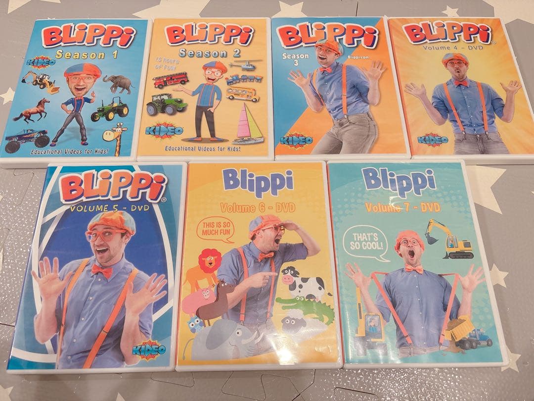 Blippi ブリッピー DVD 7枚セット