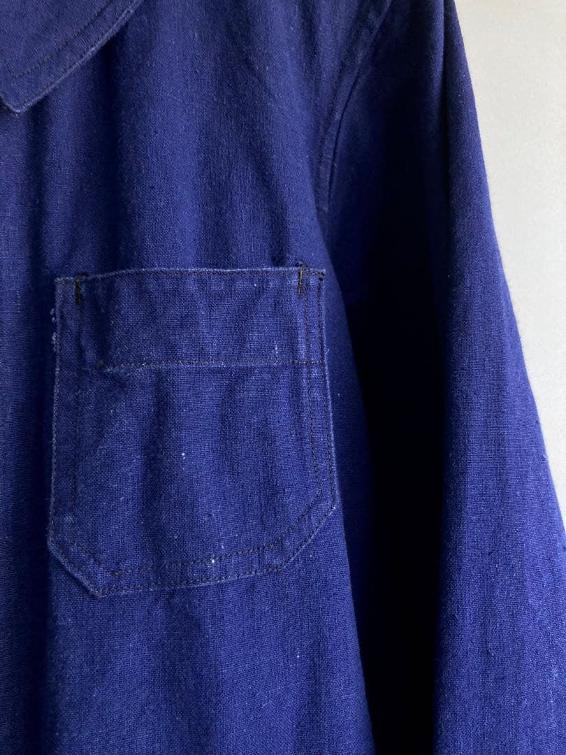 ジャケット・アウター 40s French Vintage Indigo Metis Work JKT
