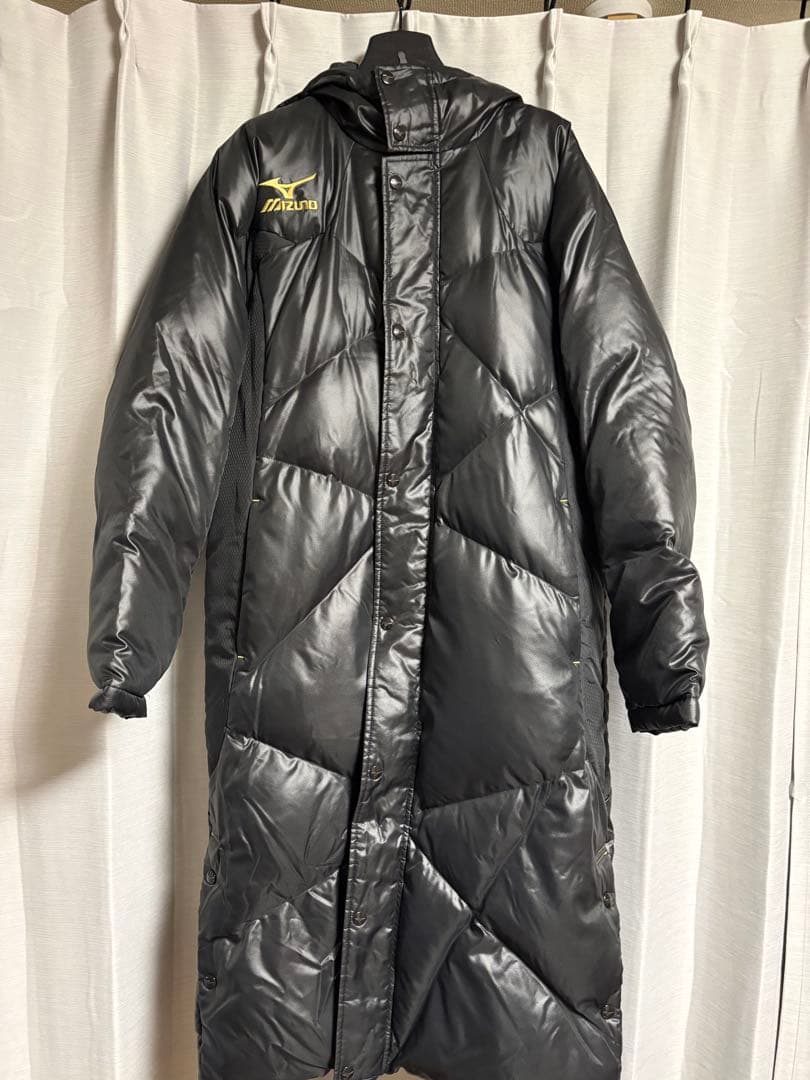 MIZUNO ロングベンチコート ダウンジャケット 黒 M 美品