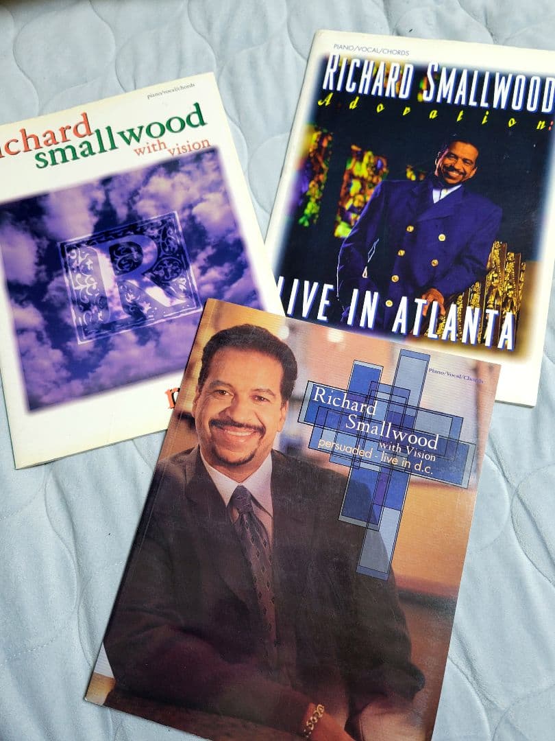 Richard Smallwood　ゴスペル楽譜 3冊セット