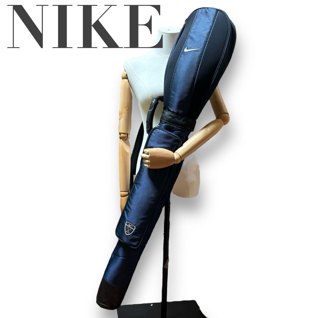 ✨極美品✨　NIKE ナイキ　 ゴルフ　キャディバッグ ネイビー　ショルダー