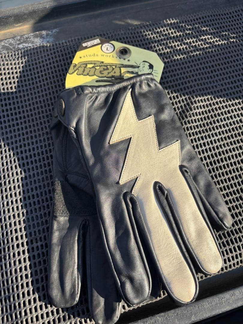 「ゆうスポ」廃盤VIN&AGEグローブL 稲妻サンダーハーレートライアンフ