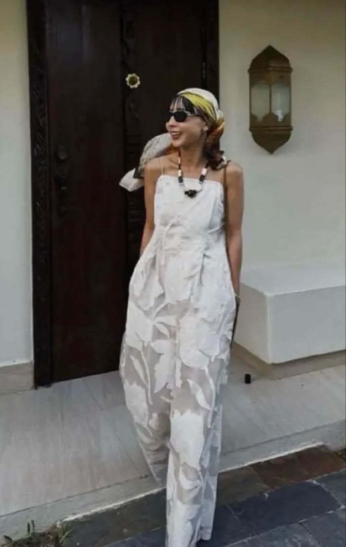 サロペット・オーバーオール・オールインワン Ameri SOFT LACE FLOWER ROMPERS