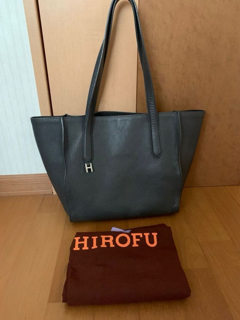 HIROFU ダークグレー ショルダーバッグ