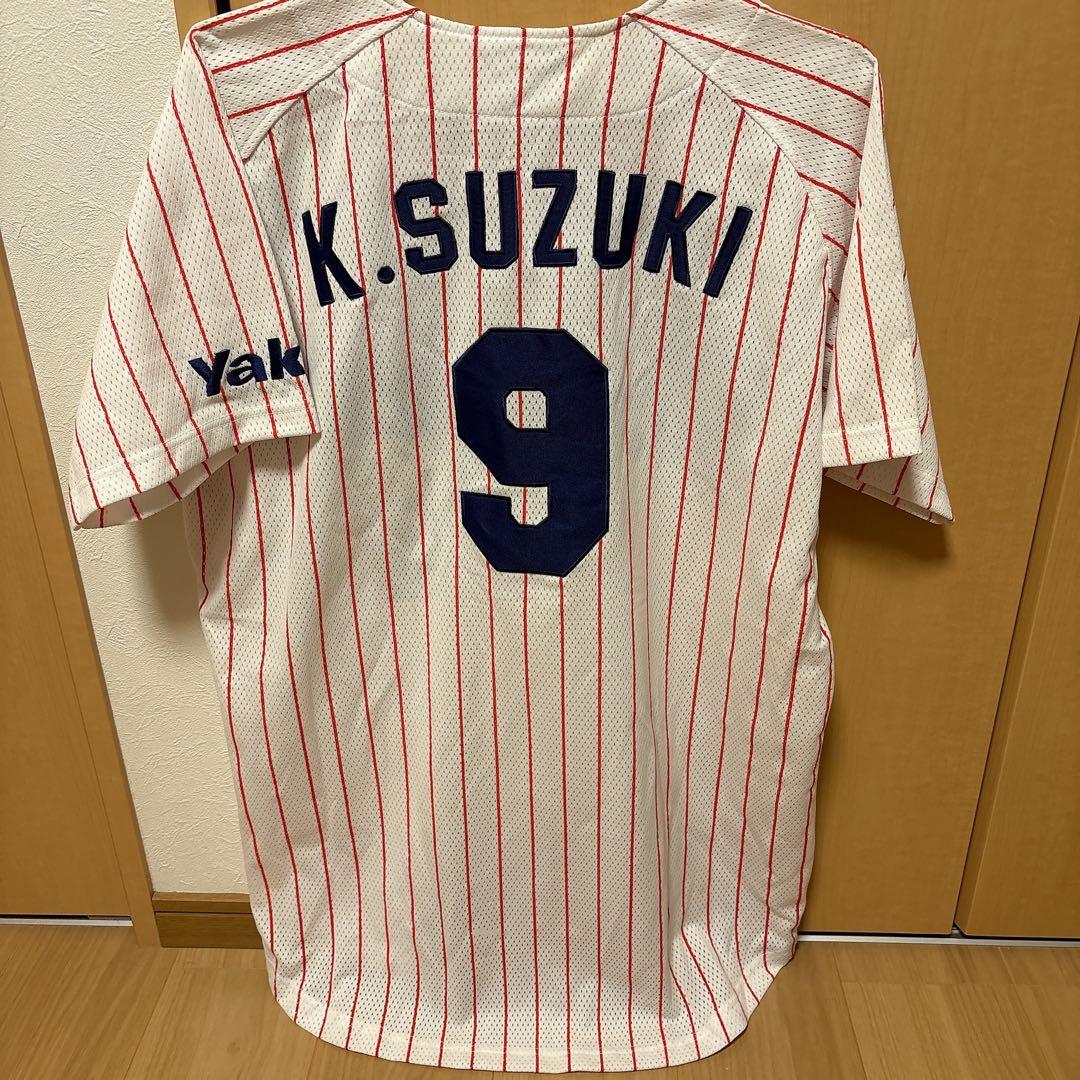 東京ヤクルトスワローズ　鈴木健　ユニフォーム フリーサイズ　タグ付き