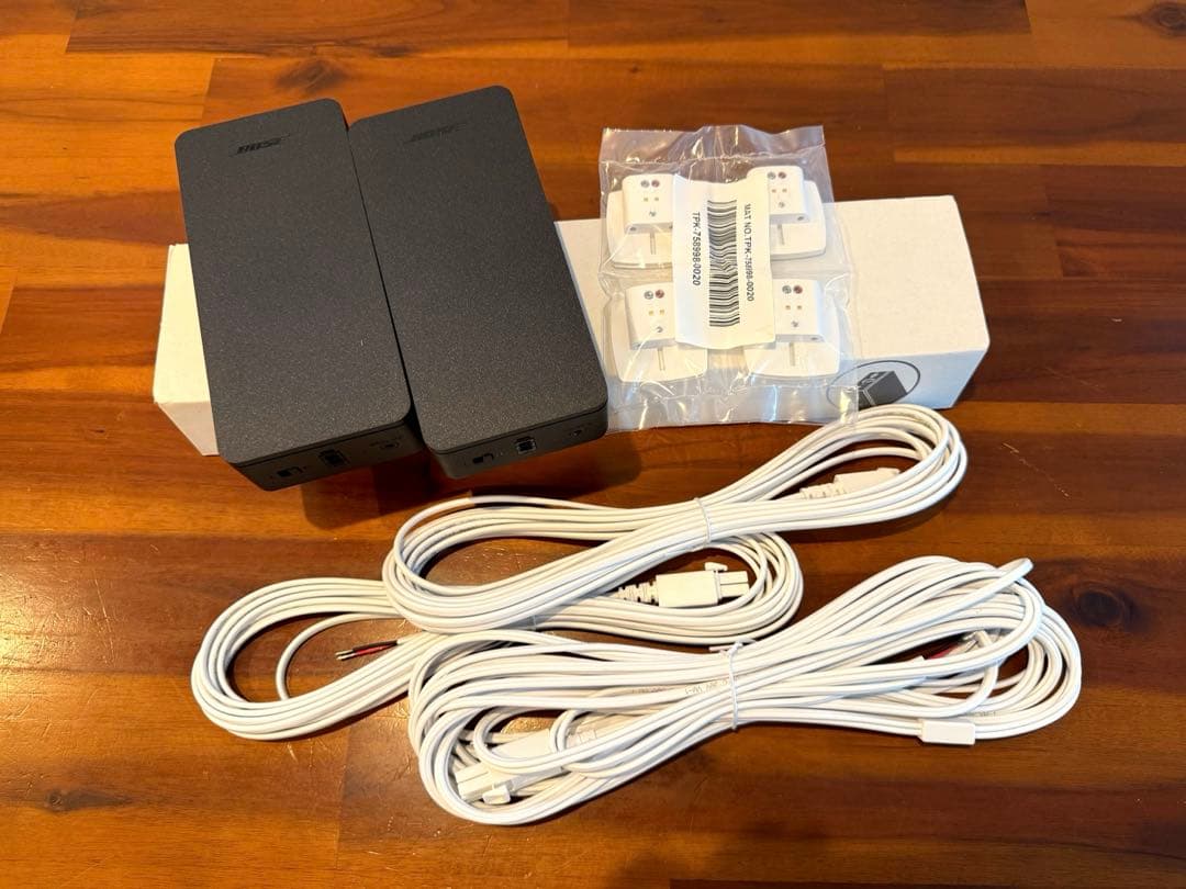 BOSEスピーカー用ワイヤレスレシーバー2個＆コード3本＆アダプター4個セット