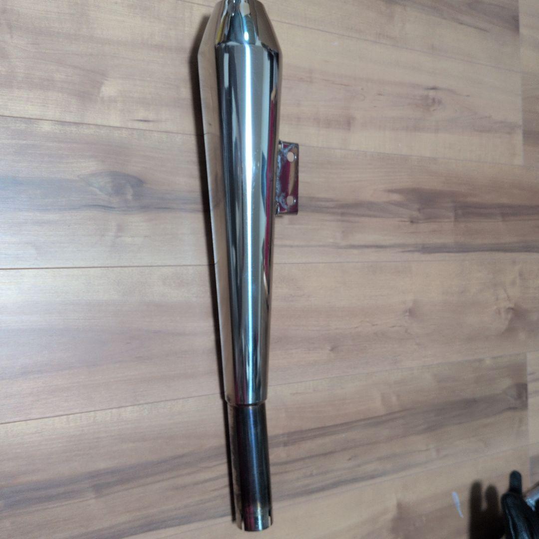 SR400 ステンレスマフラー テーパー形状