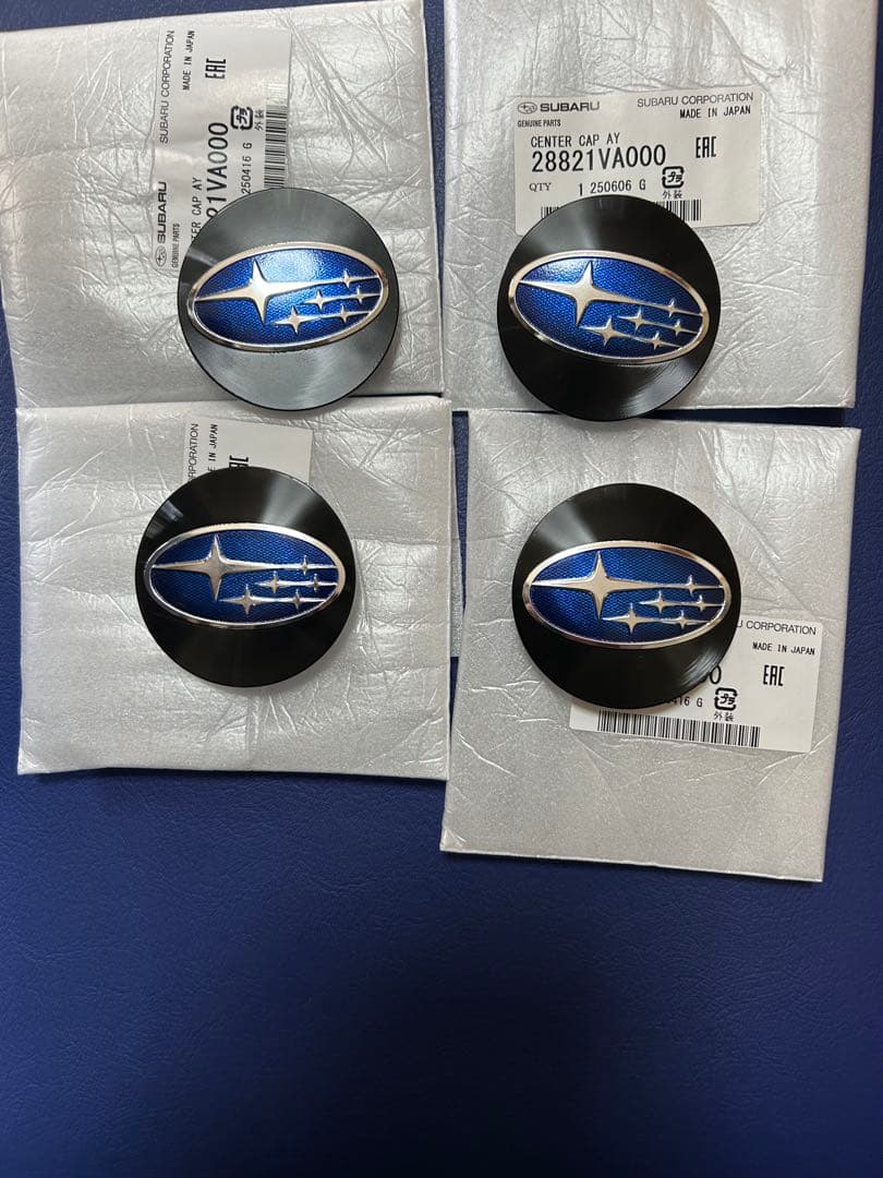 たろそ　スバル 18インチ ブラウンホイール 1本センターキャップセット