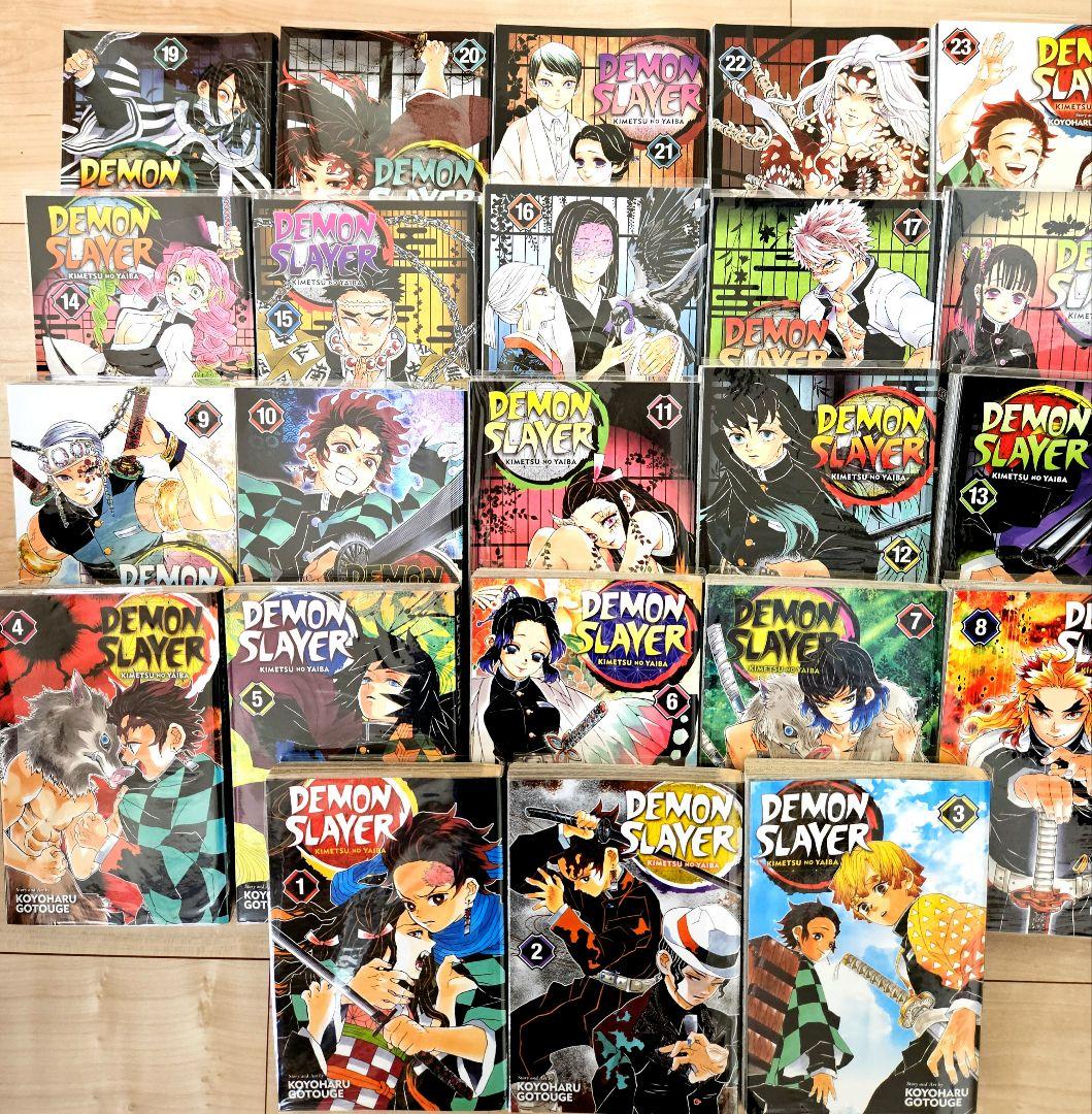 【希少】【全巻】DEMONSLAYER　鬼滅の刃　英語版　 全巻